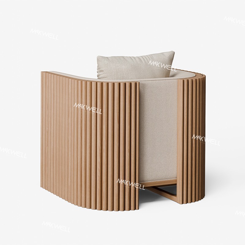 New Design Wooden Wedding Sofa